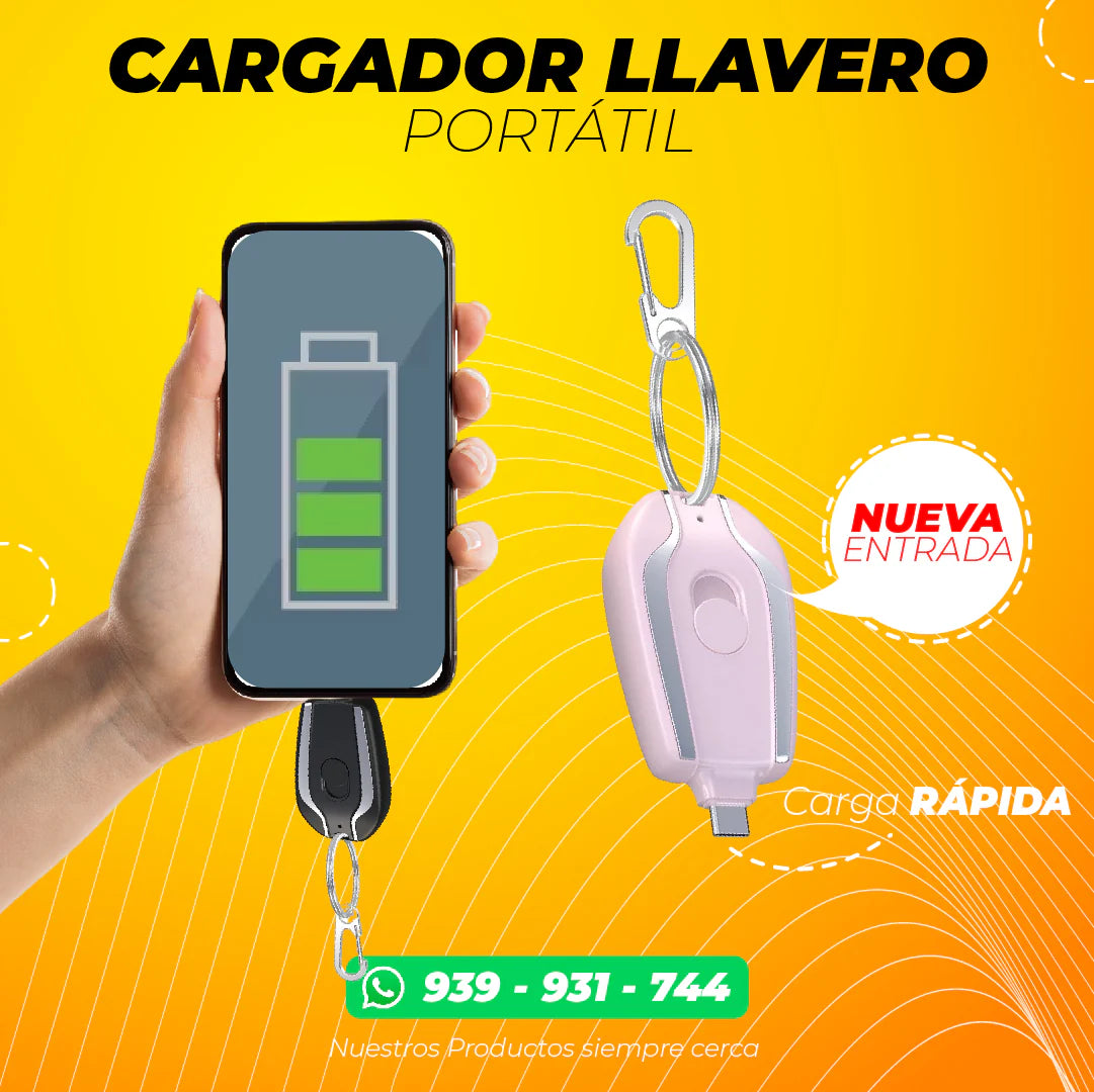 LLAVERO CARGADOR PORTATIL