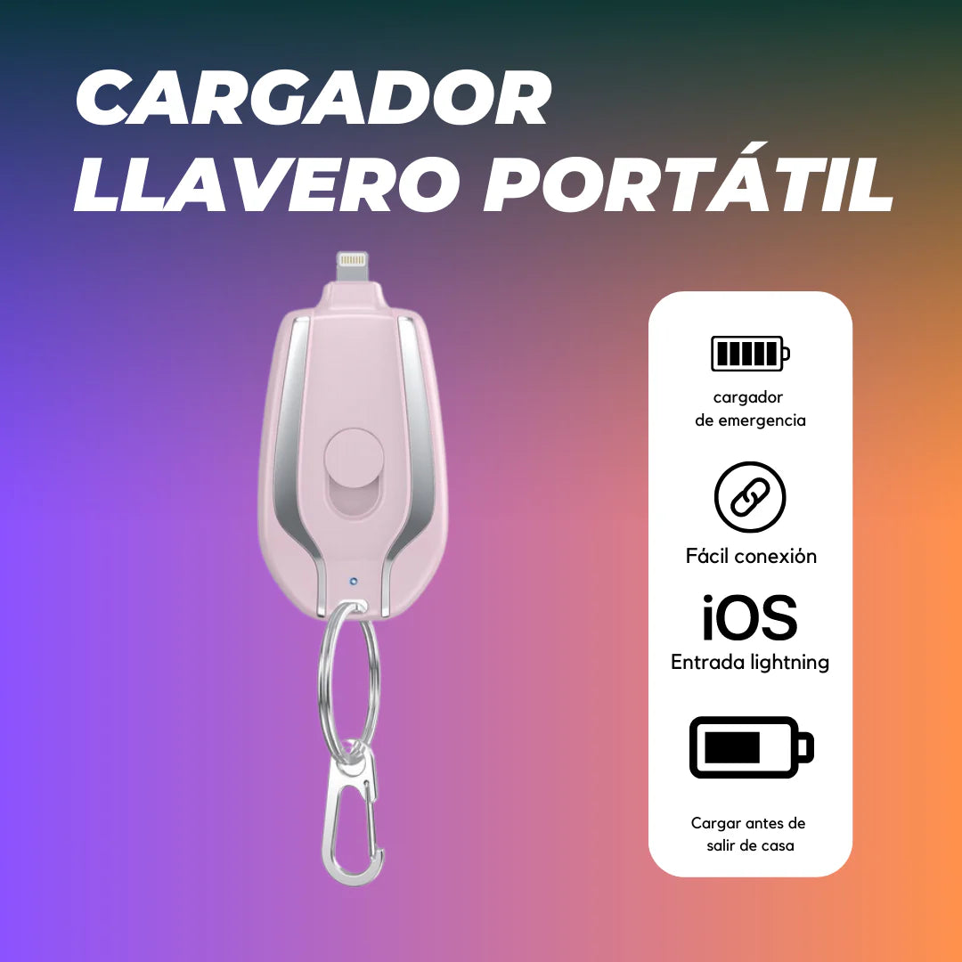 LLAVERO CARGADOR PORTATIL